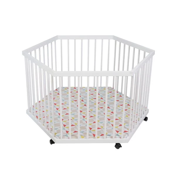 Schardt Solitär 6-Eck Laufgitter Kiefer Weiß Mit Folie Prisma 1 Schardt Solitär 6-Eck Laufgitter Kiefer Weiß Mit Folie Prisma