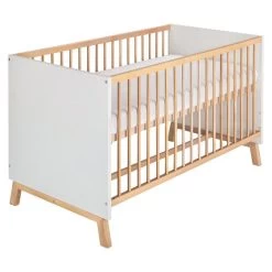 Schardt Venice Grey Kinderbett 70x140 Cm Dekor Seidengrau / Massivholz Buche Geölt