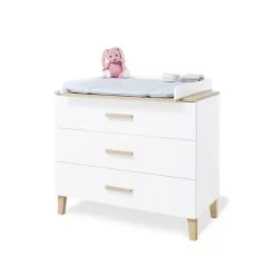 Pinolino Lumi Sparset Breit - 2-teilig Kinderbett & Wickelkommode -Baby Welt Verkauf 090032b 03 gr 1