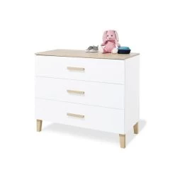 Pinolino Lumi Sparset Breit - 2-teilig Kinderbett & Wickelkommode -Baby Welt Verkauf 090032b 04 gr 1