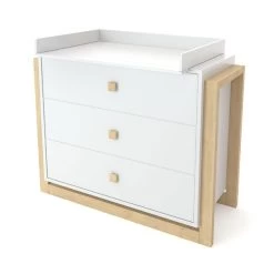 Nature Kid Babyzimmer Set Lisa 2-türig 4-teilig -Baby Welt Verkauf 100259 100260 kommode lisa wickelaufsatz whiteroom 1 1 2 1