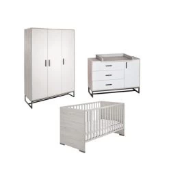 Schardt Pixie Grey Kinderzimmer Inkl. Umbauseiten Mit 3-türigem Schrank - Toppreis