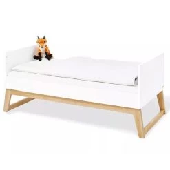 Pinolino Bridge Kinderzimmer Extrabreit Groß - 3T Inkl. Wandregal Weiß/Esche Klar Lackiert -Baby Welt Verkauf 113466 03 1 1 1 1 1 1