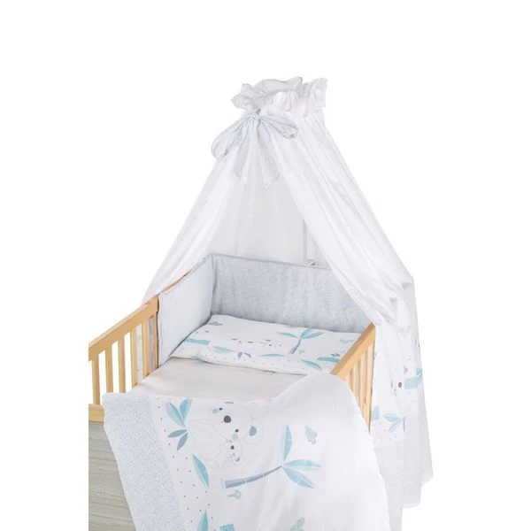 Schardt Origami Beige Bettset 4- Teilig Mit Bettwäsche, Himmel Und Nestchen 2 Schardt Origami Beige Bettset 4- Teilig Mit Bettwäsche, Himmel Und Nestchen – Bild 2
