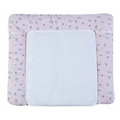Schardt Wickelauflage Birdy Rosa 80x75 Cm Inkl. Abnehmbarem Frotteebezug