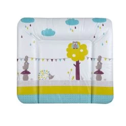 Schardt Wickelauflage Eule & Igel 84x74 Cm Folienwickelauflage