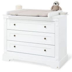 Pinolino Emilia Sparset Breit Inkl. Wandregal Kinderbett & Wickelkommode -Baby Welt Verkauf 133467b 3