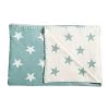 Schardt Kuscheldecke Big Star Mint 95x120 Schmusedecke - 100% Baumwolle