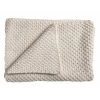 Schardt Strickdecke Natur 75x100 Cm Tagesdecke - 100% Baumwolle