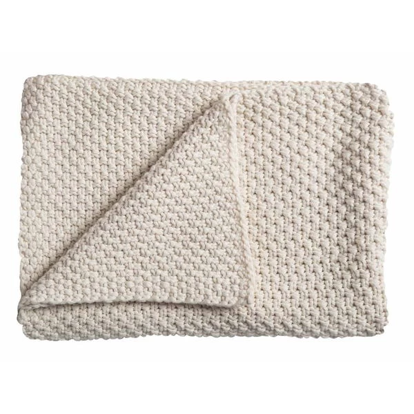 Schardt Strickdecke Natur 75x100 Cm Tagesdecke - 100% Baumwolle 1 Schardt Strickdecke Natur 75x100 Cm Tagesdecke - 100% Baumwolle
