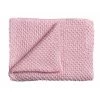 Schardt Strickdecke Rosa 75x100 Cm Tagesdecke - 100% Baumwolle