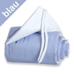 Babybay Boxspring Beistellbett Weiß Zirbelkiefer Stillbett - Zum Aktionspreis -Baby Welt Verkauf 1608 blau 20