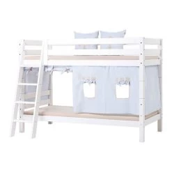 Hoppekids Etagenbett ECO Luxury 90x200 Cm Mit Schräger Leiter & Absturzsicherung