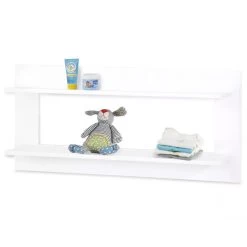 Pinolino Bridge Kinderzimmer Extrabreit Groß - 3T Inkl. Wandregal Weiß/Esche Klar Lackiert -Baby Welt Verkauf 193413 2 1 1