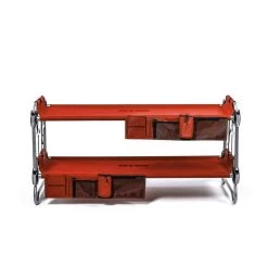 Kid-O-Bunk Campingbett Rot Mit Seitentaschen Etagenbett Von Disc-O-Bed -Baby Welt Verkauf 19808krd organizerkob red 03