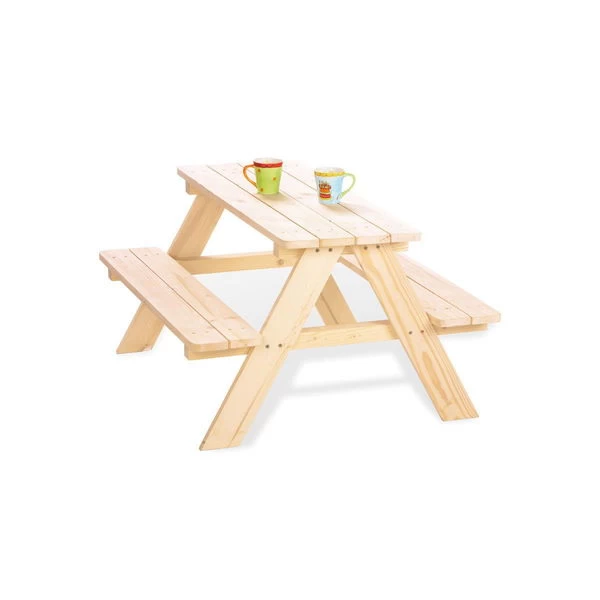 Pinolino Kindersitzgarnitur Nicki Für 4 - Natur Sitzgruppe Fichte Massiv, Unbehandelt 1 Pinolino Kindersitzgarnitur Nicki Für 4 - Natur Sitzgruppe Fichte Massiv, Unbehandelt