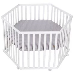 Roba Laufgitter Roba Style Grau Weiß, 6-eckig