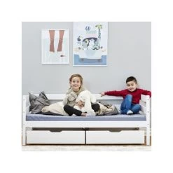 Hoppekids ECO Comfort Juniorbett Weiß Kinderbett In 70 X 160 Cm