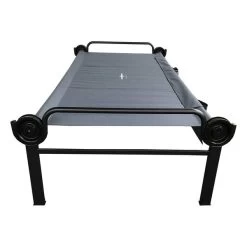 Disc-O-Bed XLT Campingbett Anthrazit Modernes Feldbett -Baby Welt Verkauf 30013 xlt 2