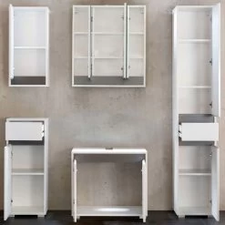 Trendteam Sol Badmöbel 5-teilig Weiß -Baby Welt Verkauf 30078