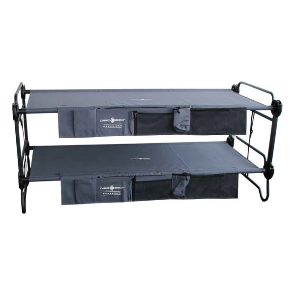 Disc-O-Bed XL Etagenbett Schwarz Modernes Feld- Und Campingbett 2 Disc-O-Bed XL Etagenbett Schwarz Modernes Feld- Und Campingbett – Bild 2