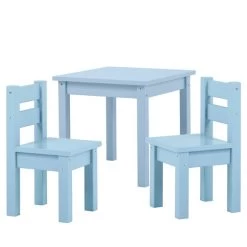 Hoppekids Sitzgruppe Mads Dream Blue 2 Stühle, 1 Tisch