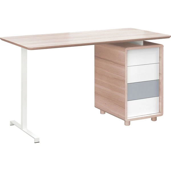 VOX Evolve Schreibtisch 140 Oak/white/grey 1 VOX Evolve Schreibtisch 140 Oak/white/grey