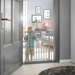 Hauck Stop N Safe 2 Schutzgitter -Baby Welt Verkauf 4007923597316.pt16.stop n safe 2 silver