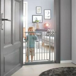 Hauck Stop N Safe 2 Schutzgitter -Baby Welt Verkauf 4007923597316.pt16.stop n safe 2 silver 1