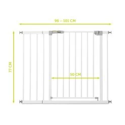 Hauck Stop N Safe 2 + 21cm Ext. Schutzgittererweiterung -Baby Welt Verkauf 4007923597378.pt02.stop n safe 2 incl. 21cm extension white 1