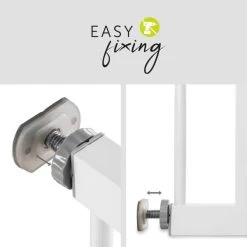 Hauck Stop N Safe 2 + 21cm Ext. Schutzgittererweiterung -Baby Welt Verkauf 4007923597378.pt08.stop n safe 2 incl. 21cm extension white