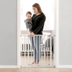 Hauck Stop N Safe 2 + 21cm Ext. Schutzgittererweiterung -Baby Welt Verkauf 4007923597378.pt13.stop n safe 2 incl. 21cm extension white