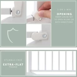 Hauck Clear Step Gate Schutzgitter 18 Hauck Clear Step Gate Schutzgitter -Baby Welt Verkauf 4007923597422.pt04.clear step gate white