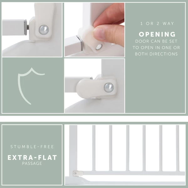 Hauck Clear Step Gate Schutzgitter 5 Hauck Clear Step Gate Schutzgitter – Bild 5