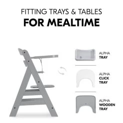 Hauck Alpha+B Hochstuhl 15 Hauck Alpha+B Hochstuhl -Baby Welt Verkauf 4007923661178.pt09.alpha grey