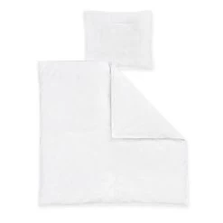 Zöllner Steppbettset Feder-Daune 80x80 & 35x40 Cm Gute Wärmehaltung, Hohes Bauschvolumen