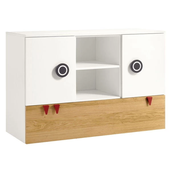 Hülsta Now! Minimo Kommode 2-türig Breit In Schneeweiß/Natureiche 1 Hülsta Now! Minimo Kommode 2-türig Breit In Schneeweiß/Natureiche