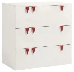 Hülsta Now! Minimo Kommode 3 Schubladen Schneeweiß Zum Toppreis