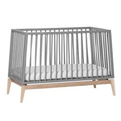 Leander Luna Kinderzimmer Sparset Grau/eiche Babybett Und Kleiderschrank Konfigurierbar -Baby Welt Verkauf 720120 09 leander luna babycot 120x60cm grey oak 7 1200x1200