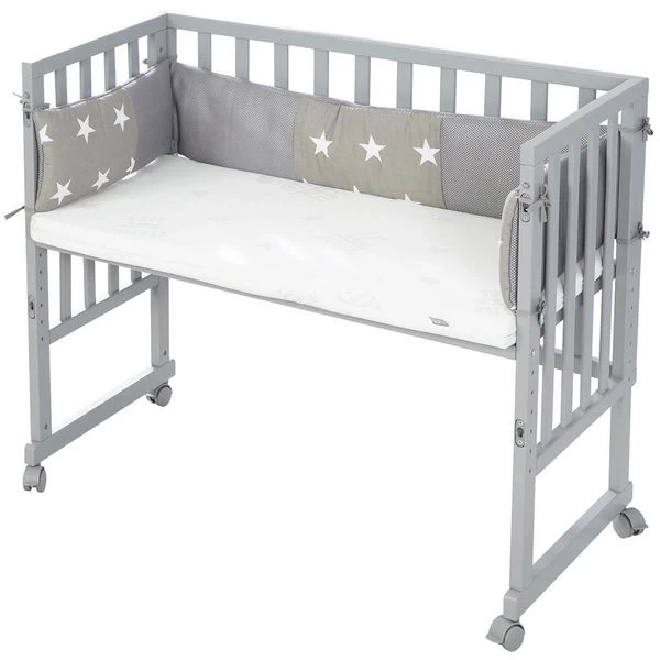 Roba Stubenbett 3 In 1 Little Stars Safe Asleep Inkl. Matratze, Nestchen & Rollen 2 Roba Stubenbett 3 In 1 Little Stars Safe Asleep Inkl. Matratze, Nestchen & Rollen – Bild 2