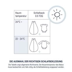 Zöllner Sommerschlafsack Musselin Grau Baumwolle - Größe Wählbar 56 - 110 -Baby Welt Verkauf 905 xxx detail 004 22
