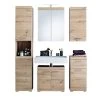 Trendteam Amanda Badmöbel 163x190x34 Cm 5-teilig Asteiche / Asteiche