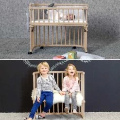 Babybay Boxspring Comfort Plus Beistellbett Natur Lackiert Extra Belüftet -Baby Welt Verkauf babybay boxspring comfort plus beistellbett natur lackiert 196111 004