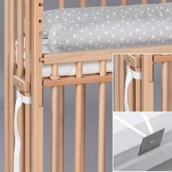Babybay Boxspring Comfort Plus Beistellbett Natur Lackiert Extra Belüftet -Baby Welt Verkauf babybay boxspring comfort plus beistellbett natur lackiert 196111 005