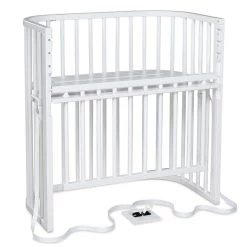 Babybay Boxspring Comfort Plus Beistellbett Weiß Lackiert Extra Belüftet