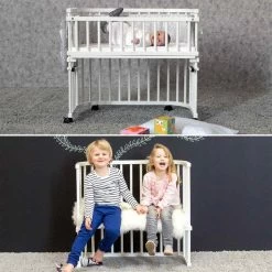 Babybay Boxspring Comfort Plus Beistellbett Weiß Lackiert Extra Belüftet -Baby Welt Verkauf babybay boxspring comfort plus beistellbett weiss lackiert 196112 004