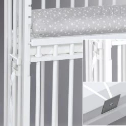 Babybay Boxspring Comfort Plus Beistellbett Weiß Lackiert Extra Belüftet -Baby Welt Verkauf babybay boxspring comfort plus beistellbett weiss lackiert 196112 005