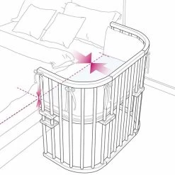 Babybay Boxspring Comfort Plus Beistellbett Natur Lackiert Extra Belüftet -Baby Welt Verkauf babybay boxspring comfort plus beistellbett weiss lackiert 196112 011