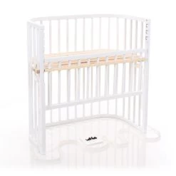 Babybay Boxspring Beistellbett Weiß Zirbelkiefer Stillbett - Zum Aktionspreis