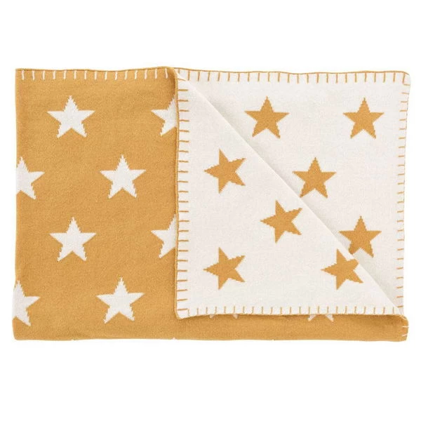 Schardt Kuscheldecke Big Star Honey Gold 95x120 Schmusedecke - 100% Baumwolle 1 Schardt Kuscheldecke Big Star Honey Gold 95x120 Schmusedecke - 100% Baumwolle